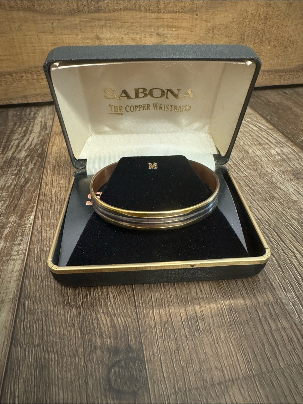 Vintage Sabona Copper Bracelet Cuff Size Medium New